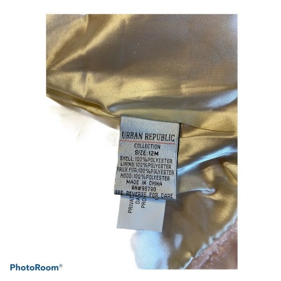 Urban Republic Girls Soft Fleece Front Zip Jacket - Picture 5 of 5